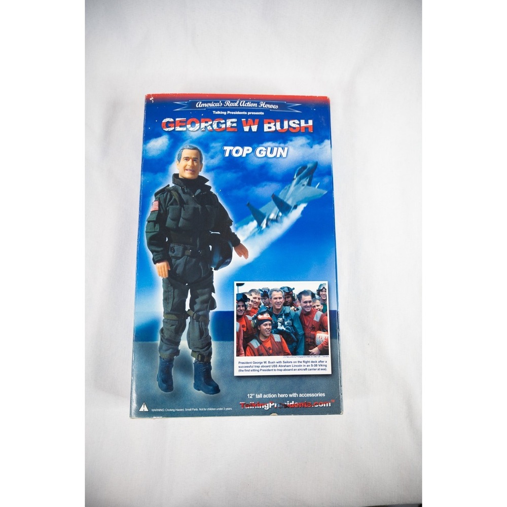 Vintage George W. Bush Top Gun Talking President American Heroes Action‎ Figure